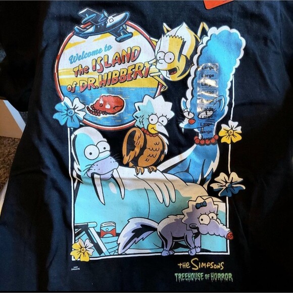 Simpsons Treehouse Of Horror Halloween shirt Large - Picture 2 of 2